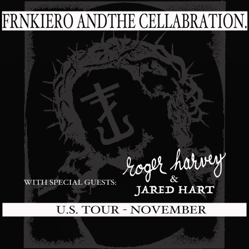 xorogerharvey:so grateful to be spending all of November w Frank Iero &amp; Jared Hart hope to see y