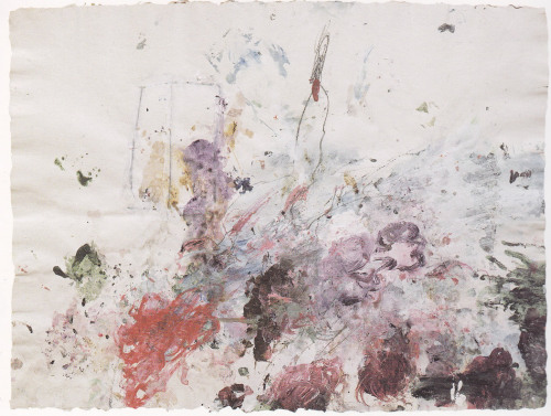 tremendousandsonorouswords:Cy Twombly, Scenes from an ideal marriage, 1986
