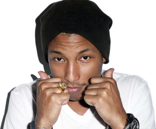 made this cause i wanted to see pharrell w/o any of that background bullshit