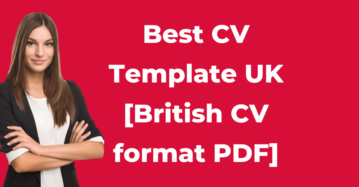 Best CV Template UK [British CV format PDF] – @onlinetrendzs on Tumblr