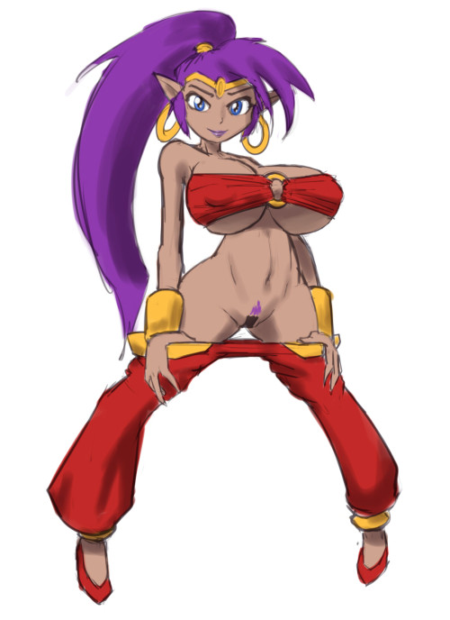 Porn moronsonsfworon:  Streamed sketch: Shantae photos