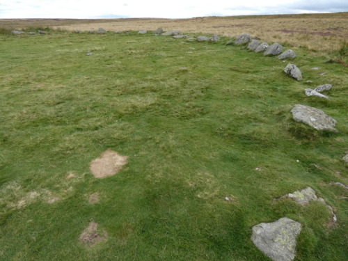 ‘The Cockpit’ Stone Circle, Moor Divock, Cumbria, 27.8.17. This large recumbent stone ci