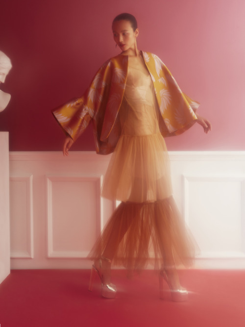 Luping Wang for the June issue of Elle China