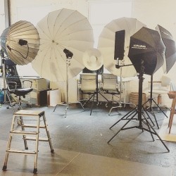 clausmorgenstern:  Today was Equipment Check für tommorows shoot. #famousbtsmag #anotherharddayattheoffice #werftstudio @profotoglobal #profoto #broncolor @broncolor