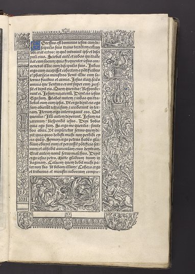 You may be thinking, “wait this isn’t a manuscript!”, but often in the early days of the printed boo