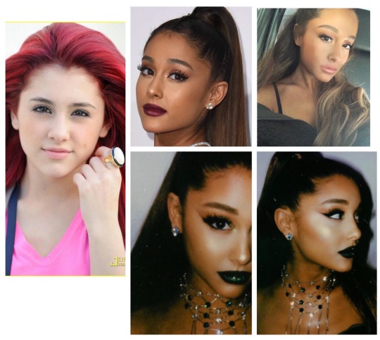 lambbabies:  jeffersonwiki:  svckmyblog:  krxs100:  Ariana Grande is darkening her skin and changing her features to look Racially Ambiguous to sell to a wider audience and it needs to be addressed Black people, who invented hip-hop, jazz, and rock and