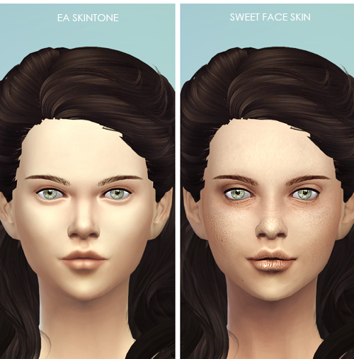 missfortunesims: [MF SIMS] Sweet face skin by Nika V. (TS4) This is a TS3 to TS4 conversion of my fa