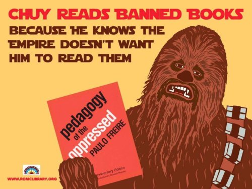 writersflow - Seen on Twitter - #BannedBooks #TheLibraryAwakens...