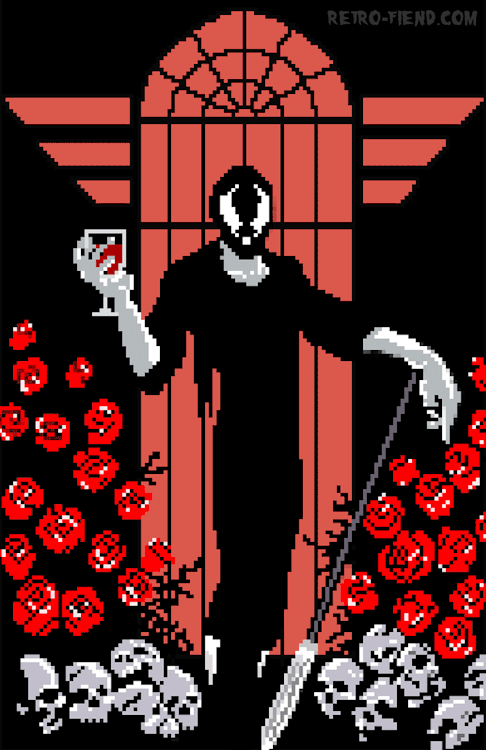 retro-fiend:Been trying my hand at pixel art… Very tedious, but a lot of fun!