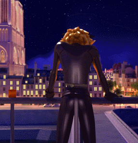 Adrien/Chat Noir Looking At Marinette When Shes Not Looking At Him