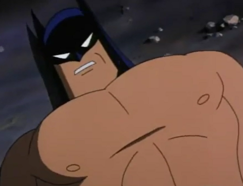 appel-dv-vide:elitefourkylewantstobattle:  batmanrogues: look at how big batman’s boobs are th
