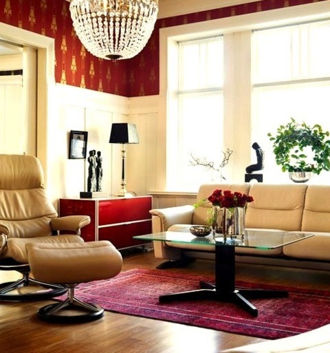 Contemporary Living Room In Los AngelesExample Of A Mid-sized Trendy Formal And Enclosed Living Room