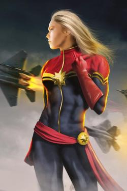 imthenic:  Ronda Rousey as Captain Marvel by BossLogic 