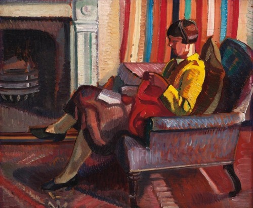 At Burdekin House Studio   -    Roy De Mestre  , n/d.Australian, 1894-1968Oil on canvas