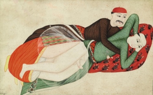 Today’s piece of erotic art history comes to us from circa 1743 Turkey and is ascribed to Abdullah B