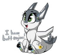 graphenedraws: Commission for my buddy @kekerinoA silly thing with his plane pony all chibified :)DA Link x3! D’aww~! &gt;w&lt;