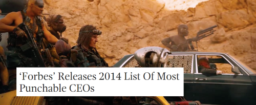 cygnaut: Mad Max: Fury Road + Onion Headlines Part 3  (1, 2)