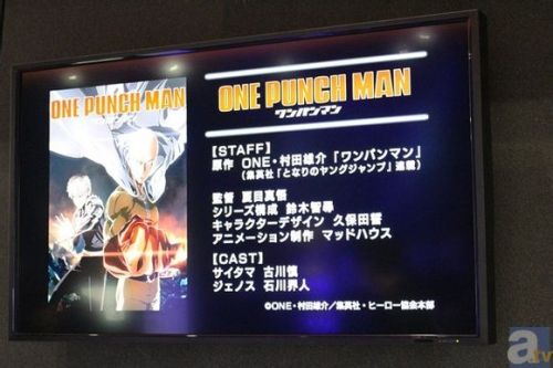 noragamis:One Punch Man preview snaps!!  Madhouse animation firepower full force as expected  source