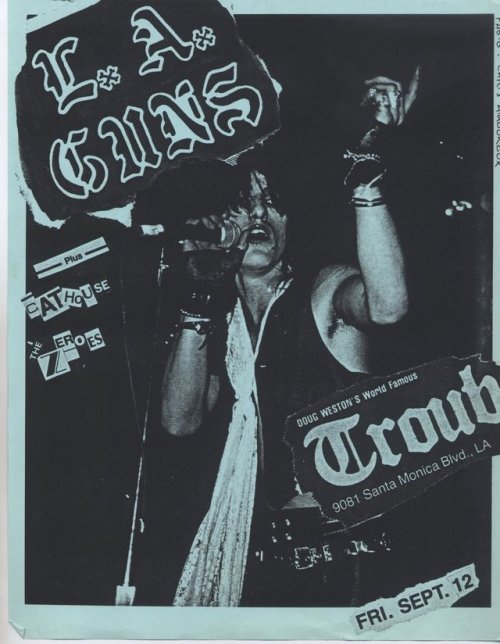 ’80s L.A. Guns flyers. $2.00 off with ad!