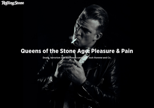 gotcaughtintheplaid:  Queens of the Stone Age: Pleasure & PainRolling Stone Australia | 9.14.17