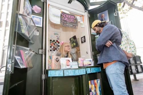 local san francisco artists and nonprofits can use old jcdecaux newspaper kiosks rent-free. rea