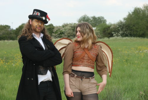 The mad science double act we deserve.Donnington Bridge photoshoot, 2014