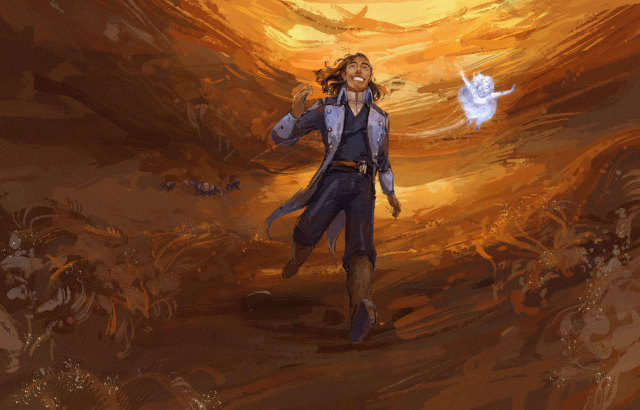 Gravitation 2 & 3 I wanted to try out a few things, sooo this scene got two more illustrations. I posted the second one twice,...