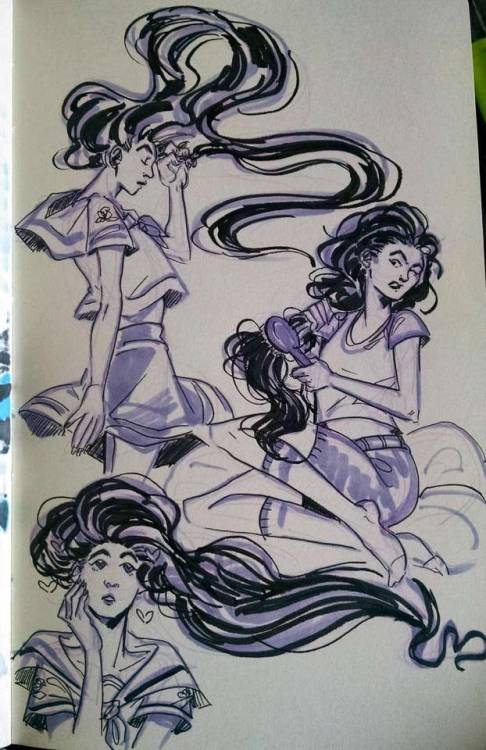 short-and-artsy: doodles of my daughters