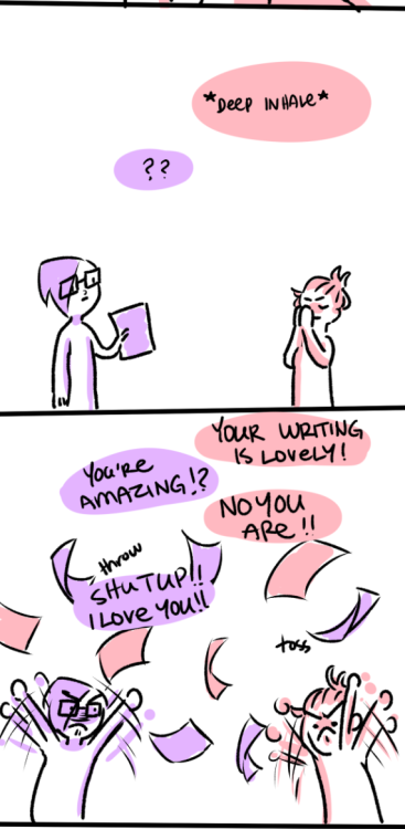 life-is-righteous: lazysaturdayonthebeach:jaciopara: do you ever feel victimized by fanfic authors