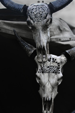 witchedways:  atmosfare:  Carved Skull II