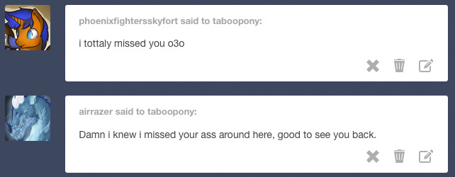 D'aww, &lsquo;course ya were, cutie :3
