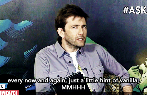 tennantaddict:  David Tennant talking about flavoured coffee for @evil-bean