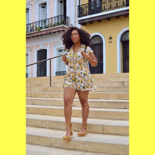 Young me in #oldsanjuan #23 #blackgirlmagic #naturalhair #melanin (at San Juan, Puerto Rico)