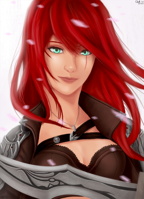 weagueofwegends:  Katarina - League of Legends by Okami49 