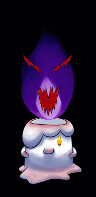 generalkirp:  Drawing 9 - Ghost Pokemon I feel like this set is just me drawing the pokemon I think are cutest. So, Litwick. That cute lil’ candle.