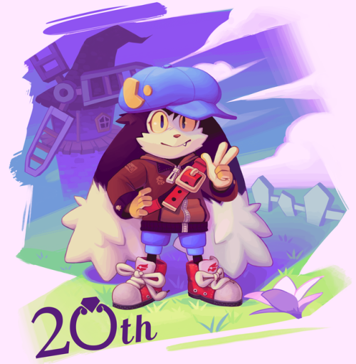 morkittenart:2017 marks the 20th anniversary of Klonoa with the release of the first game, Klonoa: D