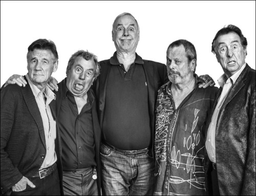 Monty Python - Terry Jones, John Cleese, Eric Idle, Michael Palin and Terry Gilliam by Andy Gotts