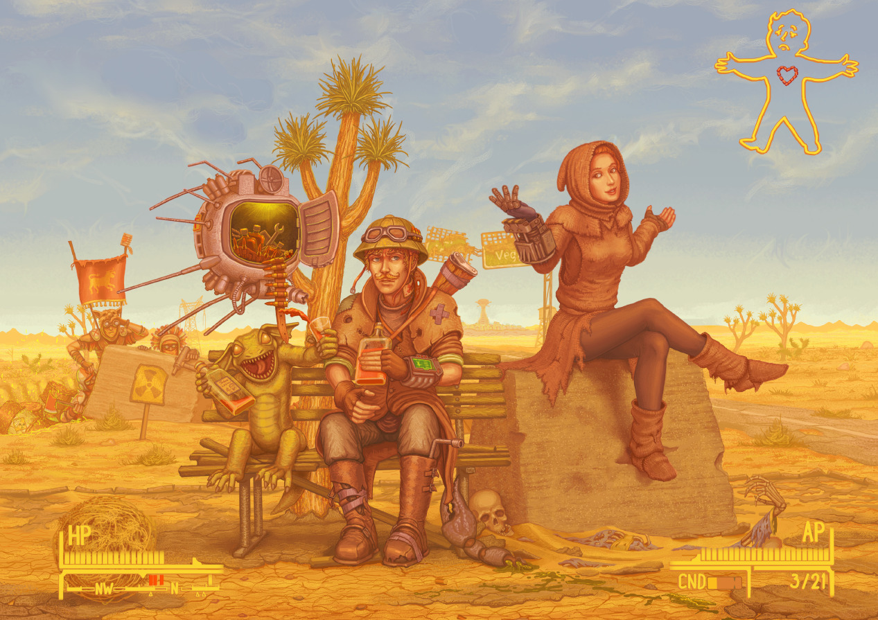 Fallout New Vegas  Fallout concept art, Fallout fan art, Fallout art