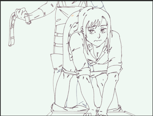  Sketches for http://pigolica.tumblr.com/post/139671080432/shingeki-no-kyojin-well-deserved-spanking