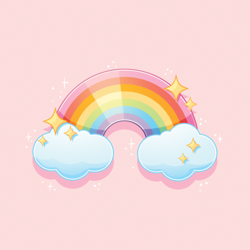 oddarette: Just a simple rainbow I made in Illustrator/photoshop.