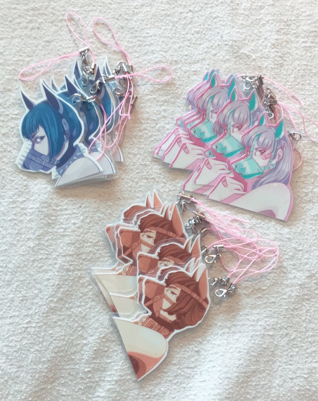 pyrowaffle: MUZZLE CHARMS FOR SALE! I decided to turn my current muzzles into phone