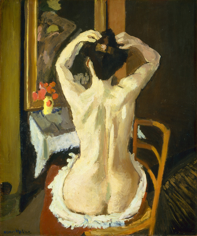 whenyouwereapostcard:  Henri Matisse La Coiffure 1901