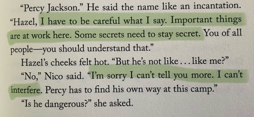 I Like Your Interpretation Of Nico That He's Bad At Outright Lying But Good At Carefully Wording Things