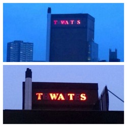 stunningpicture:  Thwaites Brewery in England told workers it was cutting 60 staff. My dad’s mates worked as electricians there and shorted the lights in retaliation… 