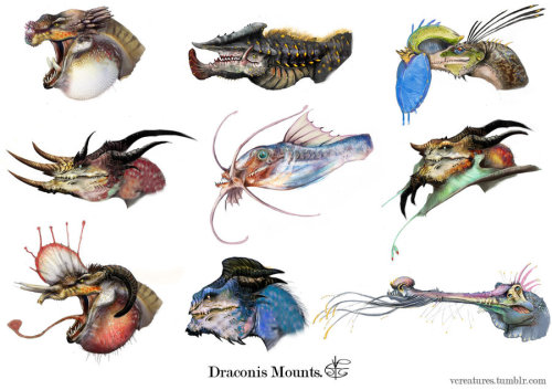 jellyfishjulie: I think we can all just agree that dragons are pretty cool…But dragon designs