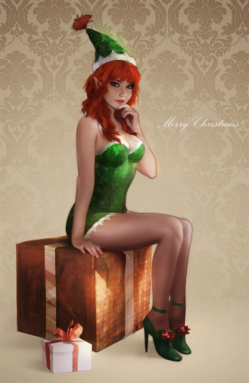 Porn photo just-art:  Christmas : by Jace Wallace / Website