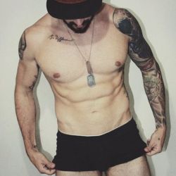 officialsuicideboys: Hey you @luisjb_fit … :*  #suicideboy #tattoo #tattoos #beard #mancrush #mancrush 