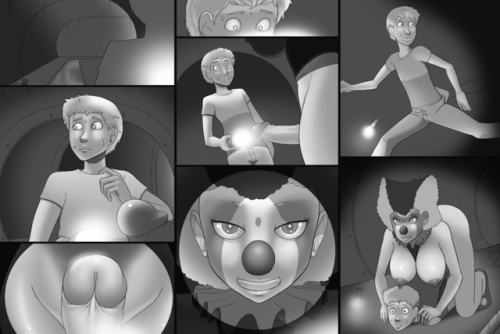 Tumblr Clown Porn - Down to Clown : â€œTeen boy goes into the sewer, confronted by futa clown and  turned into futa clownâ€ Strange things happen in this world.Support this  artist on Patreon Tumblr Porn