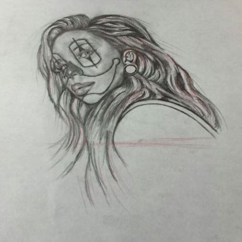 Thank you @philgoodtattoos for the awesome portrait sketch.  Original image @corkillphoto by elleaudra