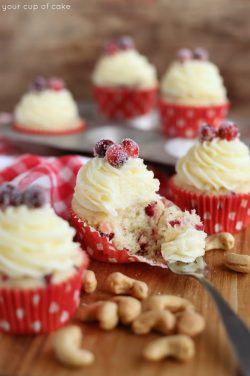 sweetoothgirl:  ugly—cupcakes:Cranberry Cashew Cupcakes  